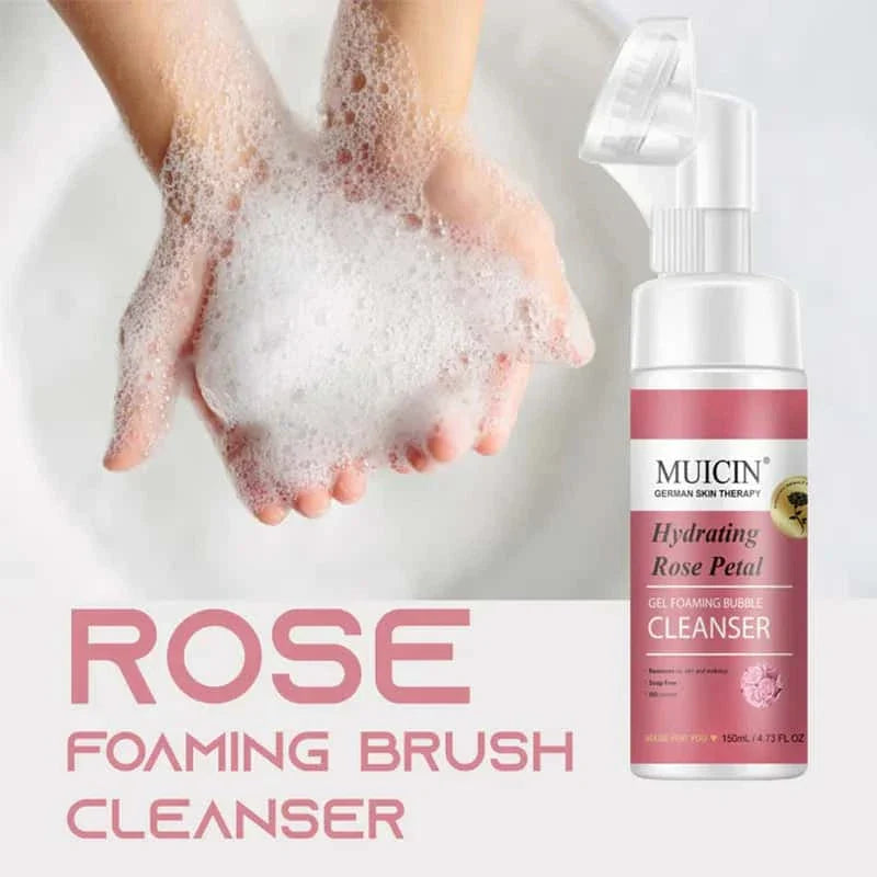 Rose Petal Gel Foaming Bubble Cleanser