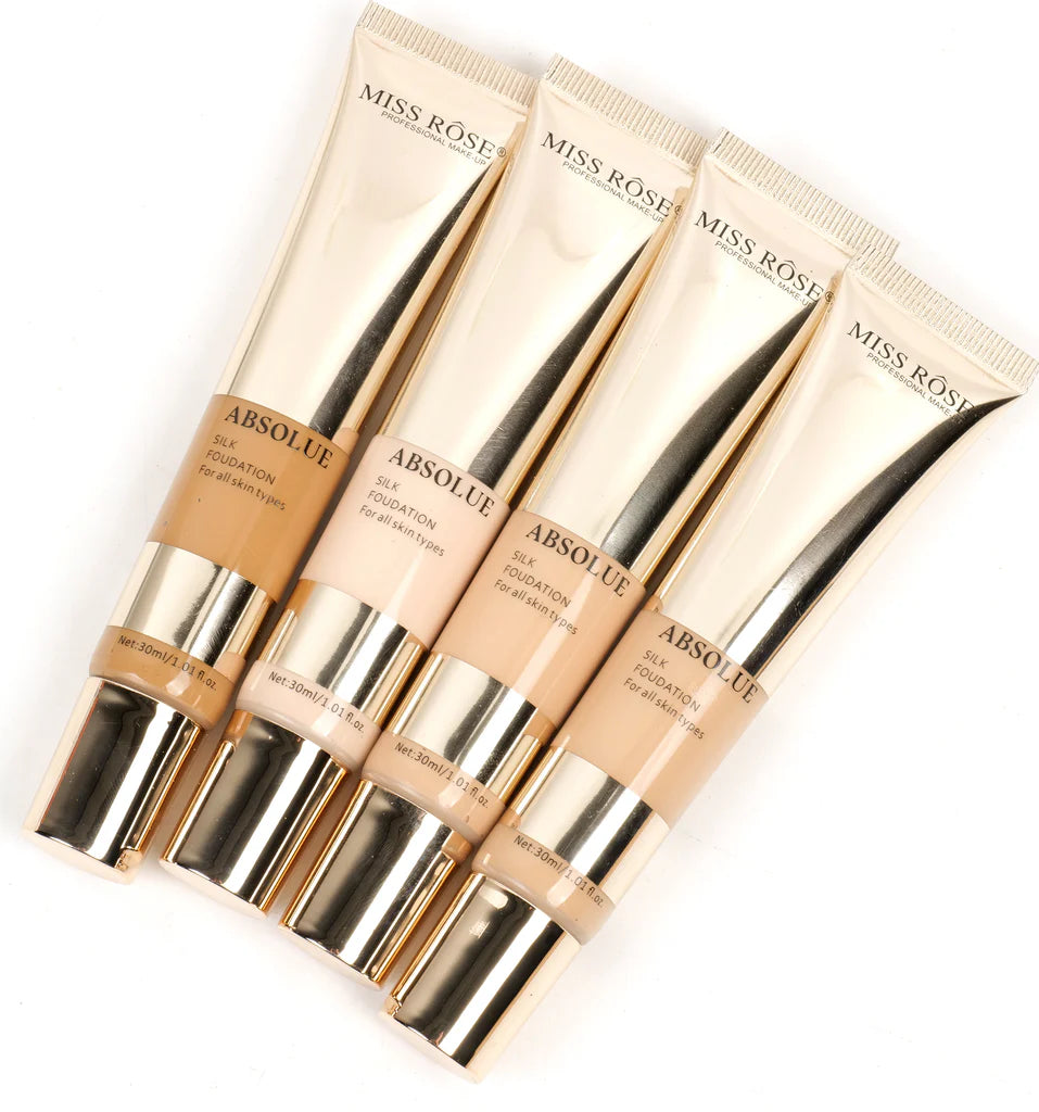 MISS ROSE SILK FLAWLESS FOUNDATION.