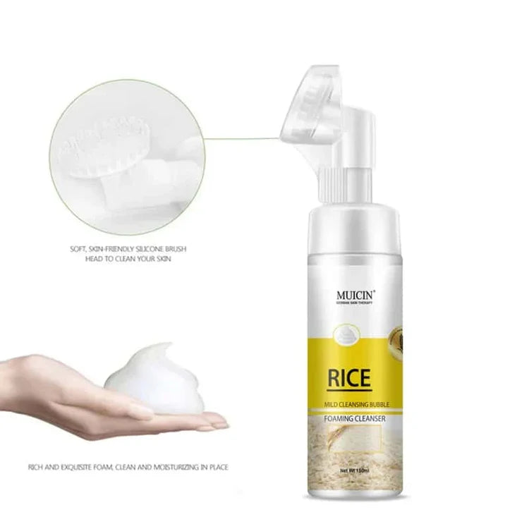 Rice Mild Cleansing Bubble Foaming Facial Cleanser