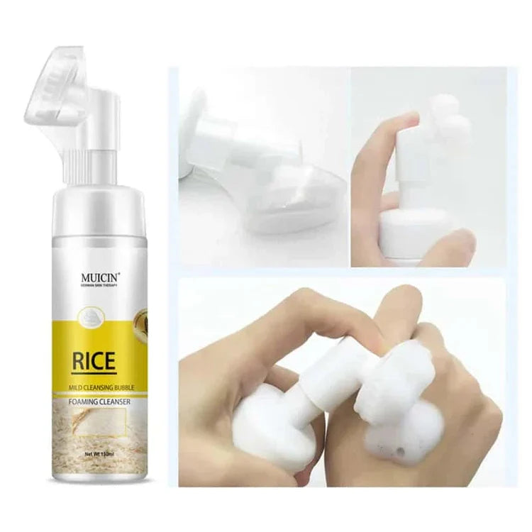 Rice Mild Cleansing Bubble Foaming Facial Cleanser