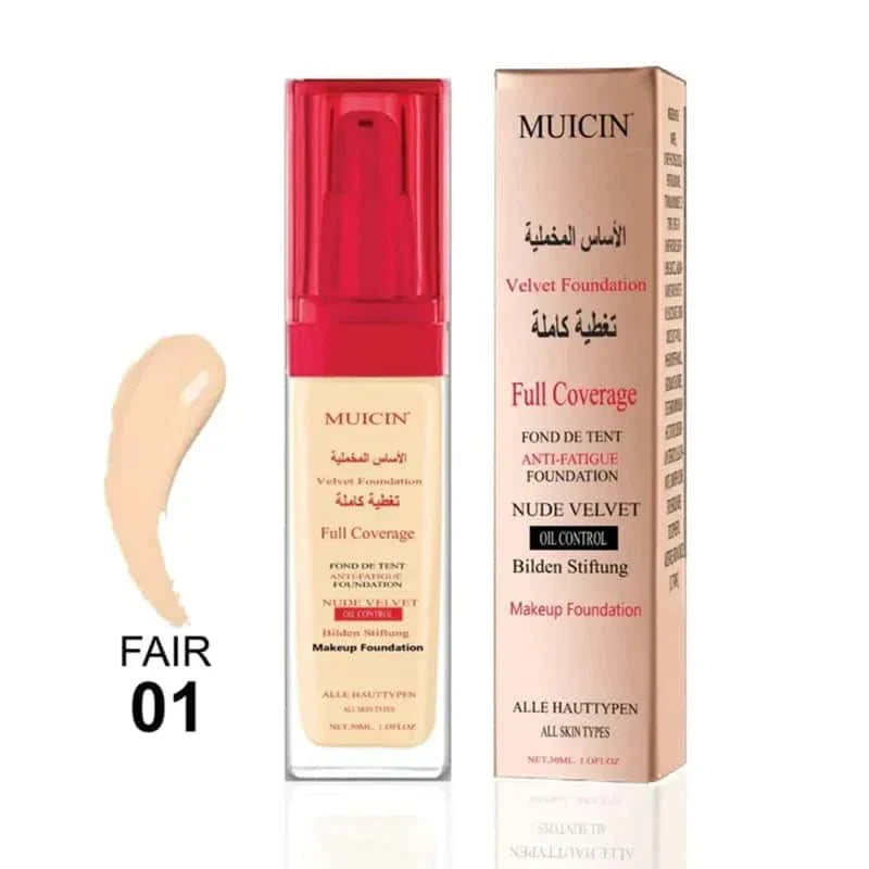 Nude Velvet Full Coverage Foundation