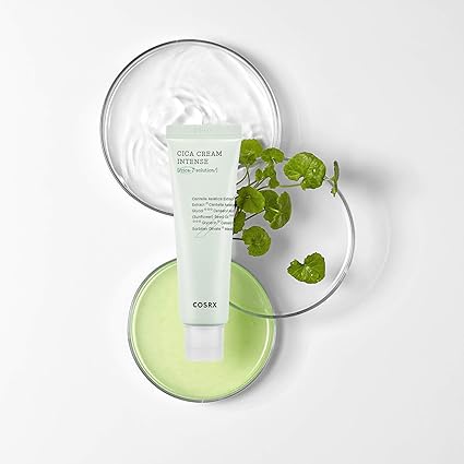 COSRX Pure Fit Cica Intensive Cream 1.7 oz/ 50 mL | For Dry Sensitive Skin, Centella Asiatica Face Moisturizer Recommended for Acne-Prone Skin, Reduce Redness, Not Tested on Animals, Korean Skin Care