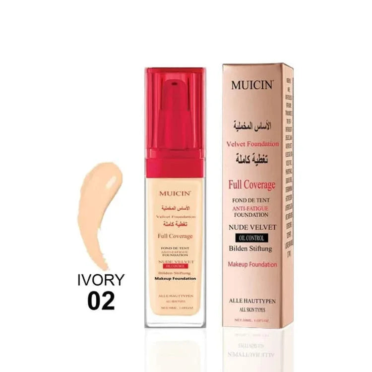 Nude Velvet Full Coverage Foundation