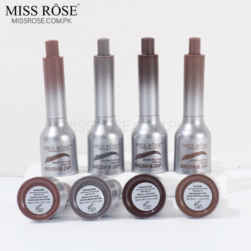 Miss Rose Brow Fection Angled Brush & Dip Eyebrow Gel