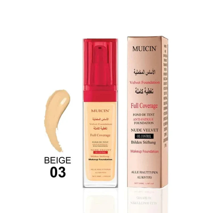 Nude Velvet Full Coverage Foundation