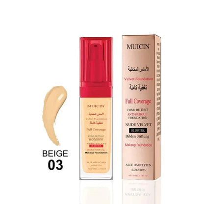 Nude Velvet Full Coverage Foundation