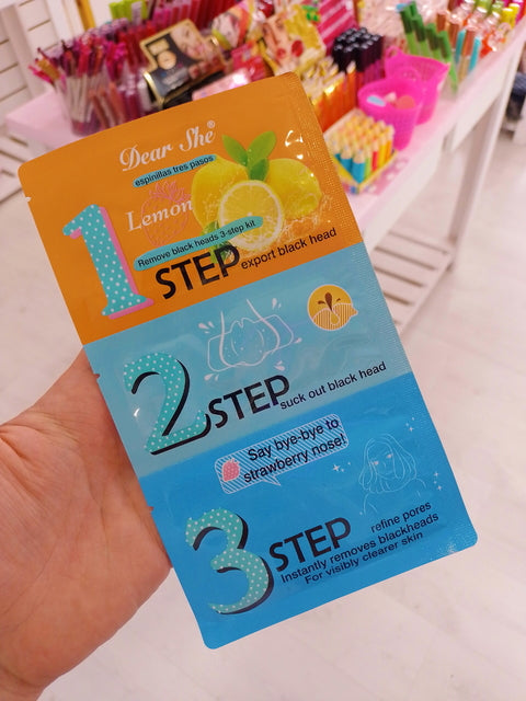 Dear She 3 Steps Blackhead Removal Kit 3pcs*6g 1061