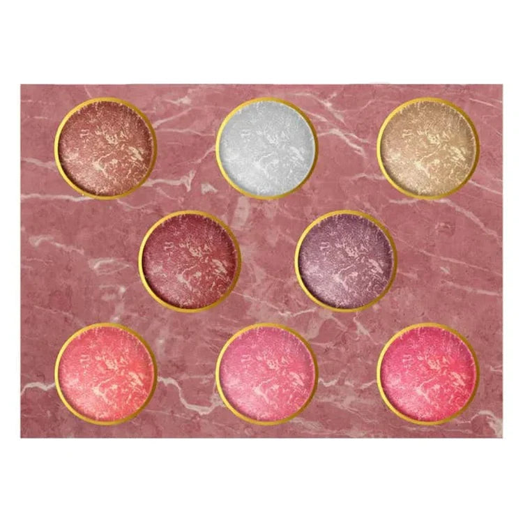 Baked Terracotta Highlight Blush & Eyeshadow Palette