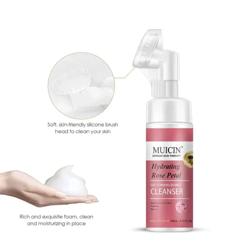 Rose Petal Gel Foaming Bubble Cleanser