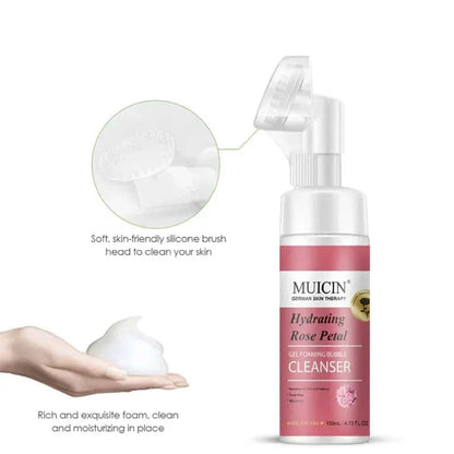 Rose Petal Gel Foaming Bubble Cleanser