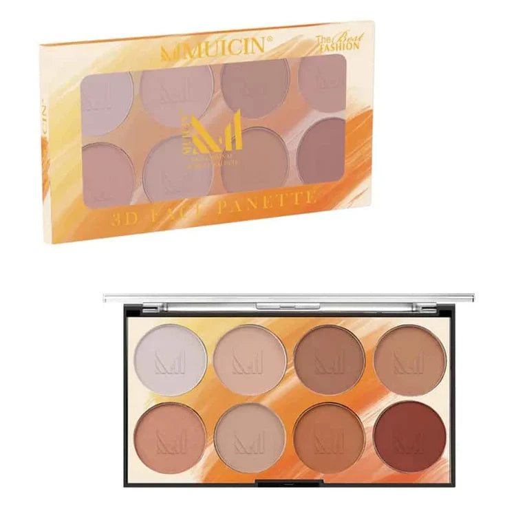 8 Colors Professional Contour Palette