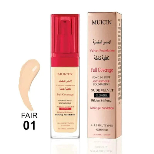 Nude Velvet Full Coverage Foundation