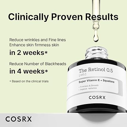 The Retinol 0.5 Oil   0.5% pure retinol booster that deeply nourishes and provides a radiant, anti-aging glow