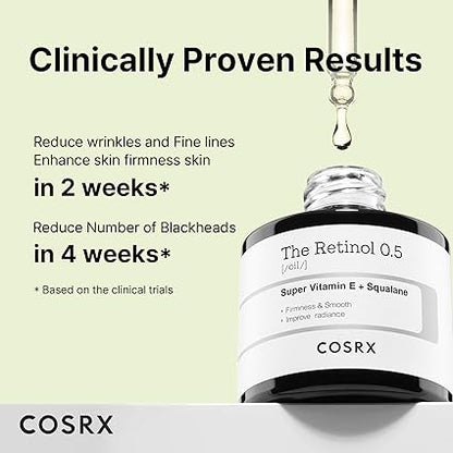 The Retinol 0.5 Oil   0.5% pure retinol booster that deeply nourishes and provides a radiant, anti-aging glow