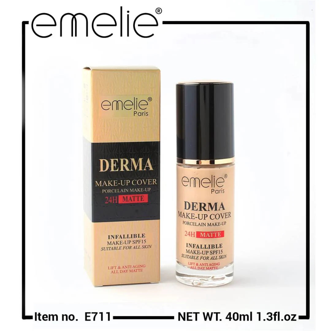 Emelie derma makeup cover foundation