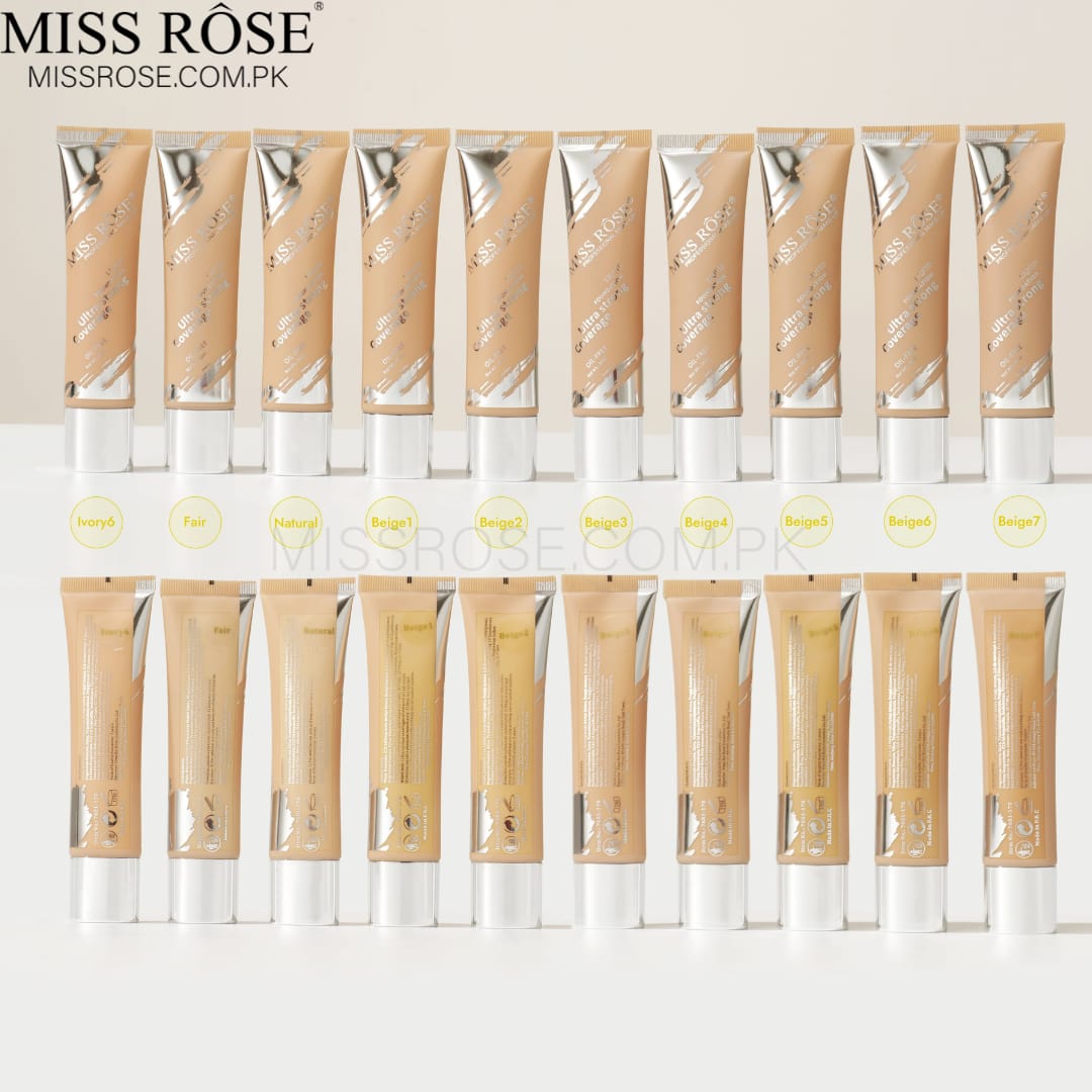 Miss Rose Ultra Strong Coverage Liquid Foundation