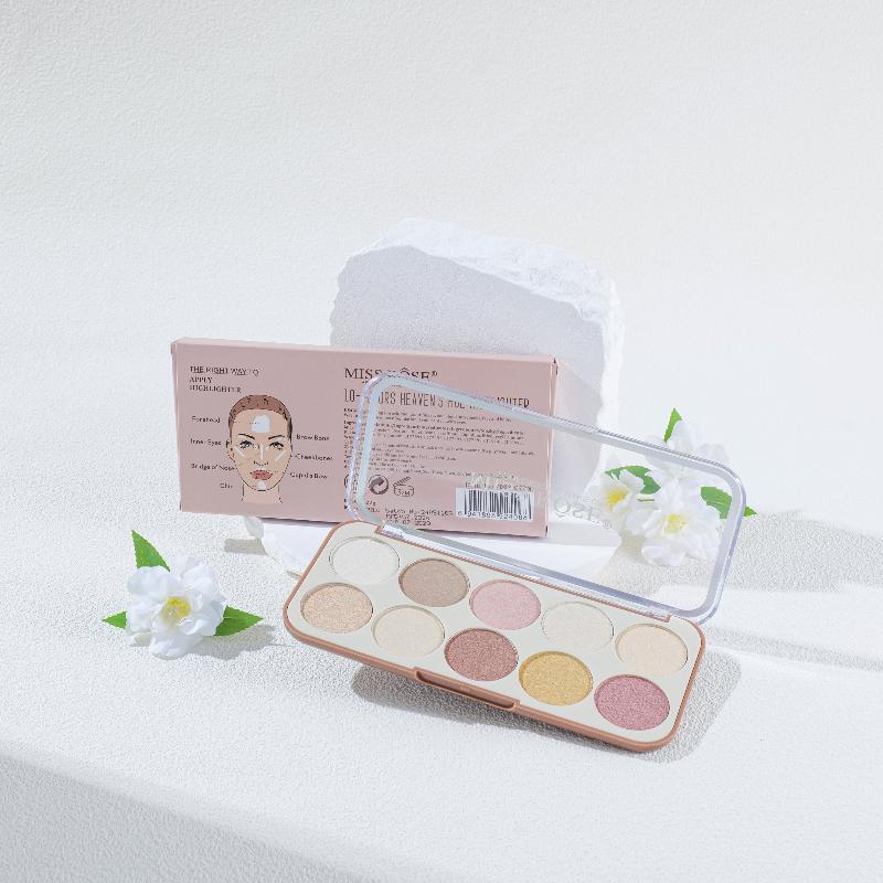 Miss Rose 10 Color Heaven's Hue Highlighter