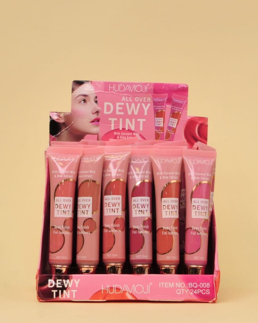 Hudamoji Coconut Milk And Aloe Extract All Over Dewy Tint 6Pcs Set