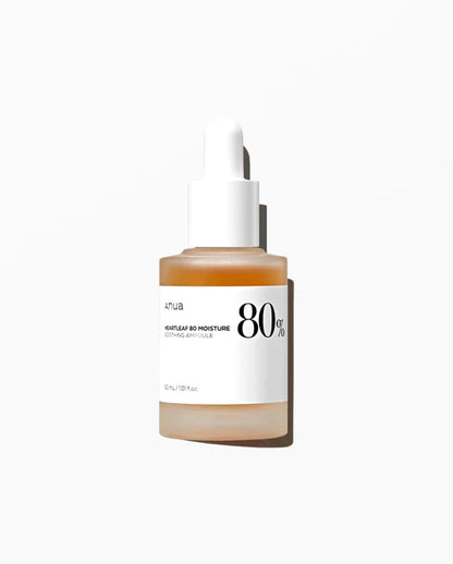 Anua Heartleaf  Moisture Soothing Ampoule 80% 30ml - Image 2 Anua Heartleaf  Moisture Soothing Ampoule 80% 30ml - Image 3 Anua Heartleaf  Moisture Soothing Ampoule 80% 30ml - Image 4 Anua Heartleaf Moisture Soothing Ampoule 80% 30ml